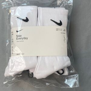 Nike Everyday Men's White Athletic Socks